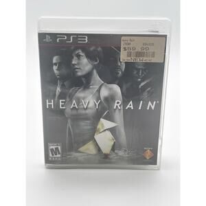 Sony Playstation 3 PS3 Heavy Rain Complete with Manual Tested Works VG Condition